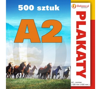500 szt., Plakaty A2